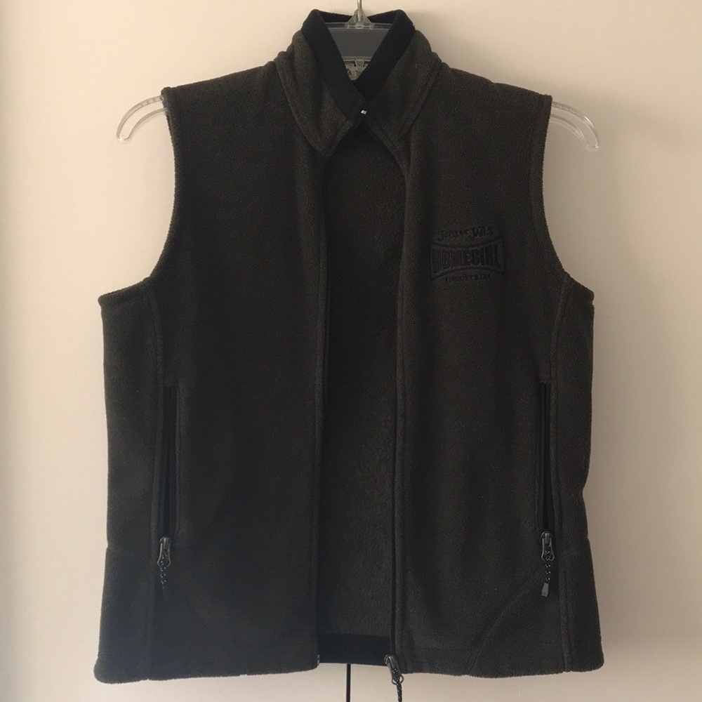Authentic Homeboy Industries dark green vest.